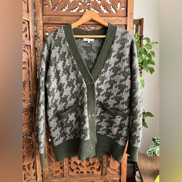 Madewell Sweaters - Madewell cardigan houndstooth